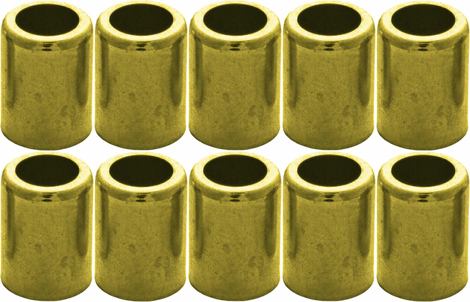 7330 Brass Ferrule for Air and Water Hose 3/8″ ID/.718 ID/1.000 L/.500 P 10-Pack