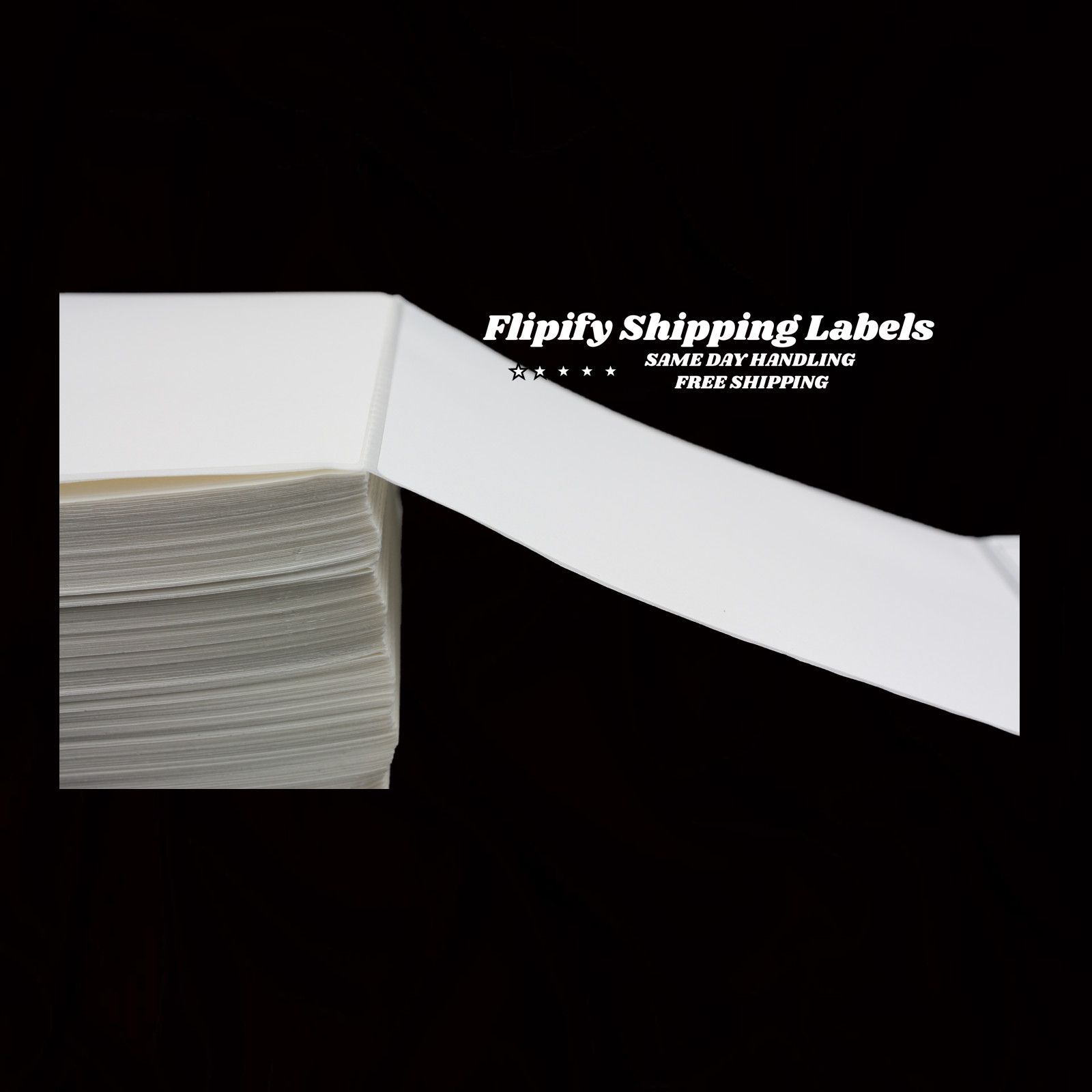 4000 4×6 Fanfold Direct Thermal Shipping Labels for Zebra & Rollo Printers