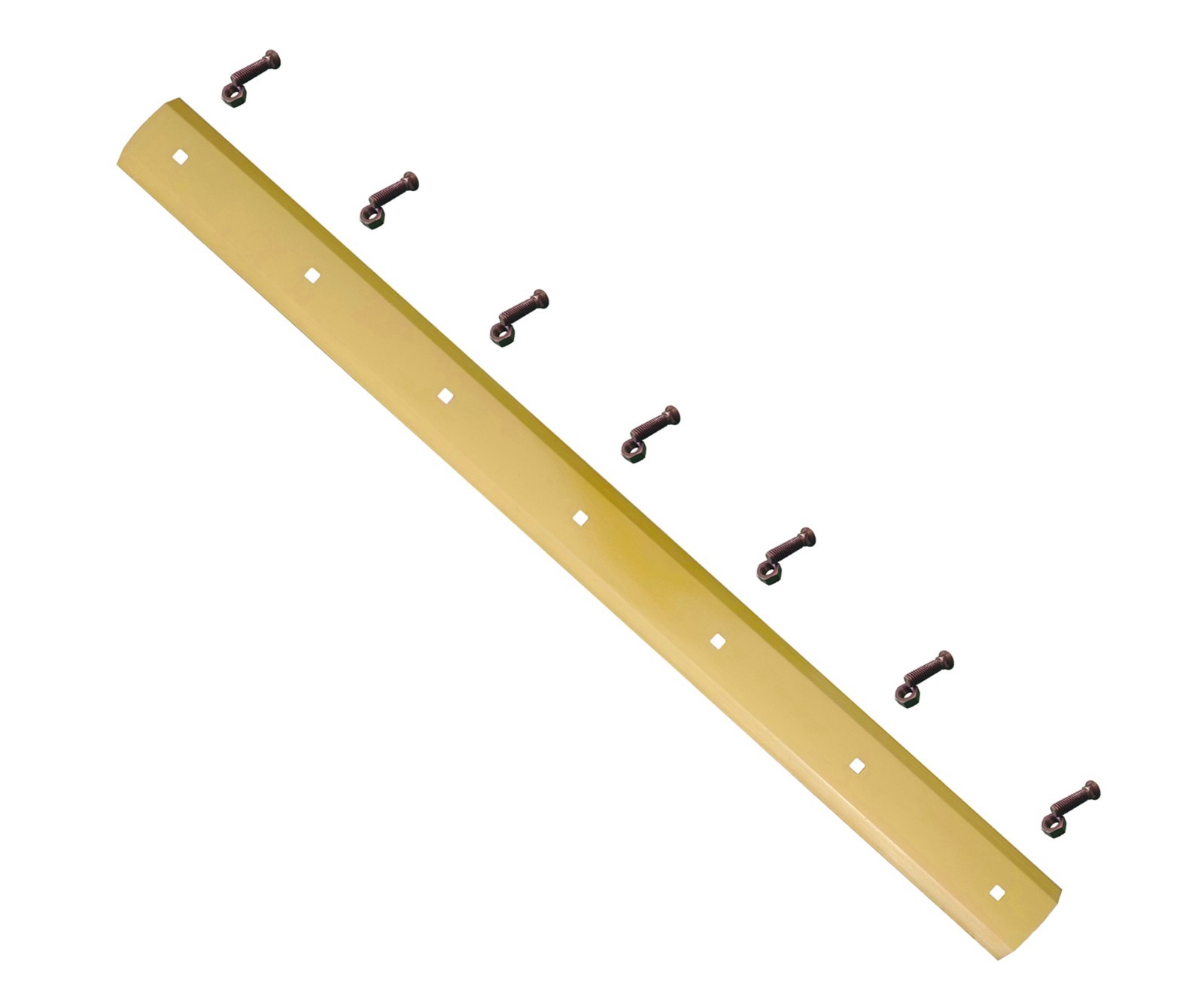 H491 – Scraper Box Blade w Hardware, fits Some Gannon, 7 bolt, 1/2″x6″x75.63″