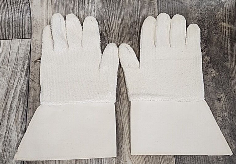 11.5” Terry Heat Resistant High Temp Gloves Casting Melting Furnace USA
